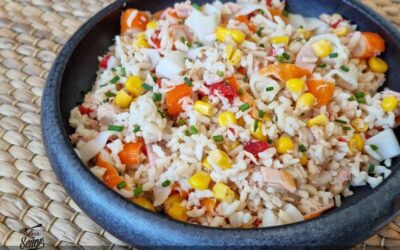 Delicioso y refrescante: la ensalada de arroz con gambas que debes probar