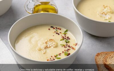 Descubre la deliciosa y saludable crema de coliflor: recetas y consejos